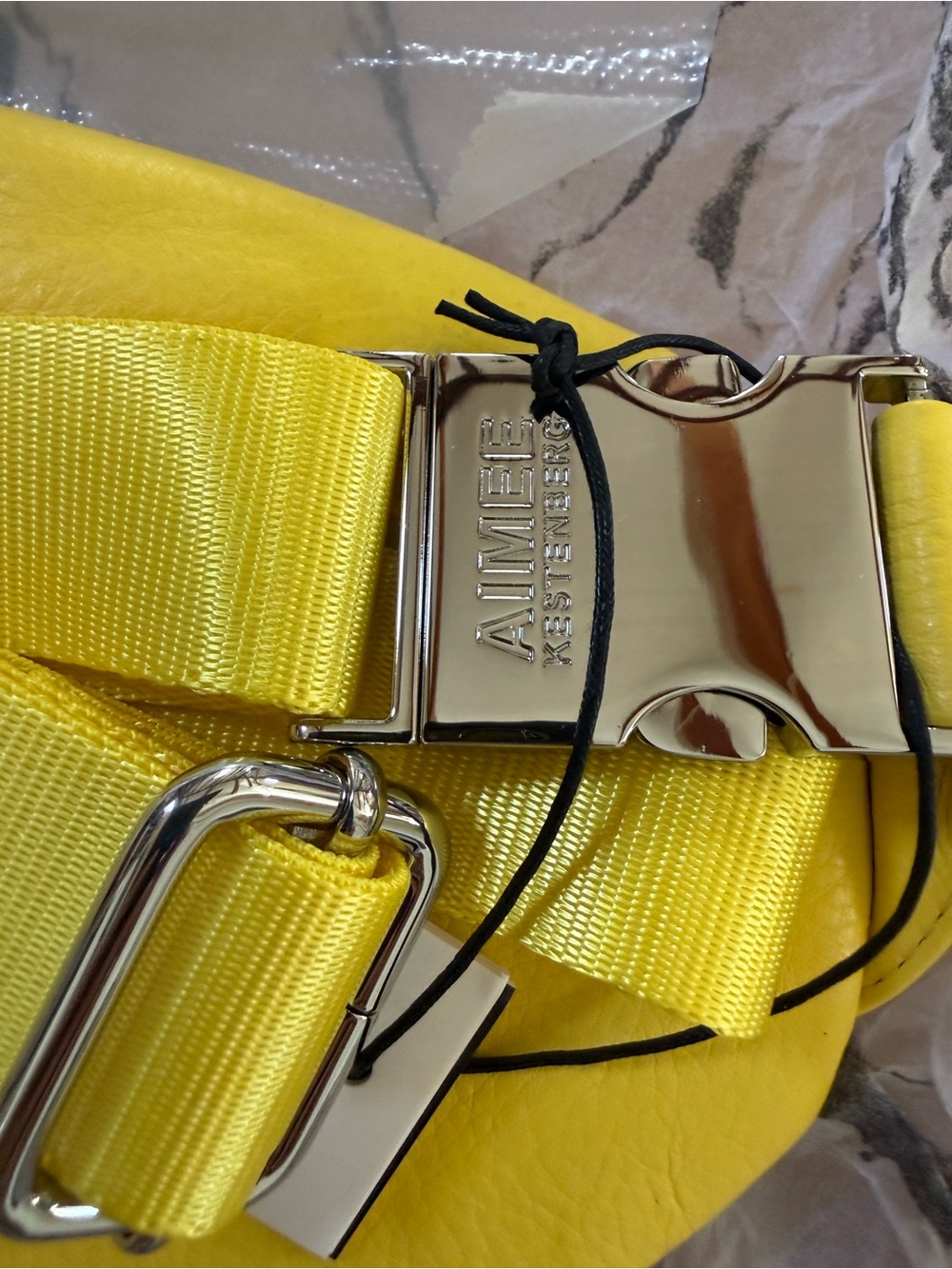 Aimee Kestenberg Milan Bag in Lemon NWT - Picture 3 of 10